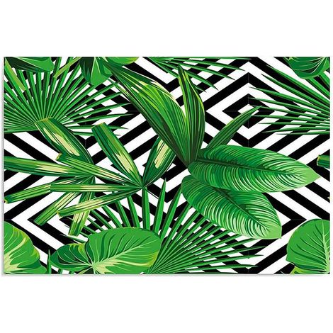 Tableau feuille de composition - 70 x 50 cm