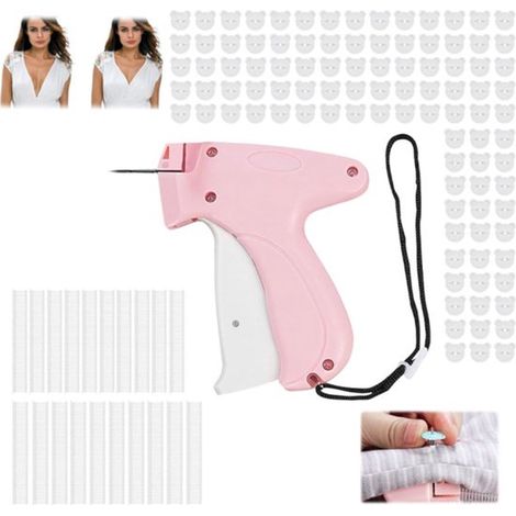 Kit de démarrage pour étiqueteuse textile, pistolet à étiquettes, 100 attaches ours et 1100 aiguilles (1/5)