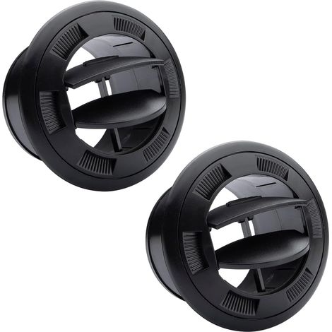 2 pièces 75 mm de chauffage par ventilateur, évent d’air universel pour climatisation, refroidisseur d’air sortant pour voiture, bus, camping-car, caravane, chauffage intérieur de voiture (1/5)