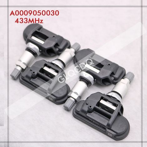 (1 pièce A0009050030) Compatible avec les modèles MERCEDES-BENZ ML-CLASS (W166) 2013-2018 et S-CLASS (W222) 2013-2019. Capteur de pression des pneus 433 MHz. Référence : 670002790 A0009050030 (1/5)