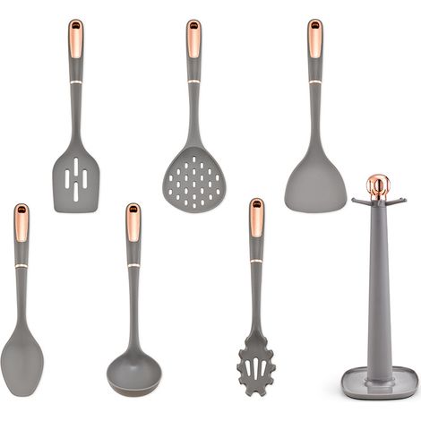 Ensemble de couverts de cuisine (6 pièces), compatible lave-vaisselle