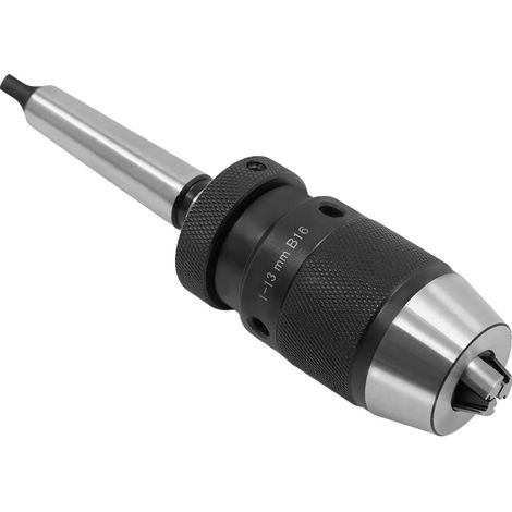 Portabrocas, acero 40cr, rango de sujeción 1-13 mm, vástago MT2 15 x 110 mm, diámetro 43 mm, longitud 90 mm (1/5)