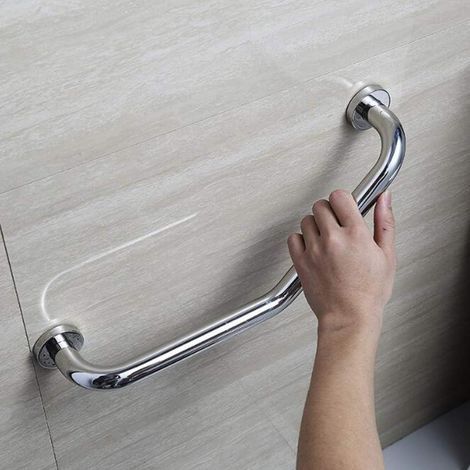 304 stainless steel bathroom handrail shower handrail bathtub handrail elderly bathroom handrail，Bath Handle 45 cm Wall-Mounted Grab Bar Wall-Mounted Towel Bar Elderly，Bathroom Grab Bar for Elderly/Pr (1/5)