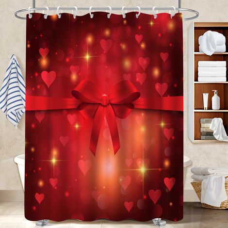 Rideau douche imperméable polyester 180x180 cocooning rideau imperméable pour créer une ambiance spa (1/5)