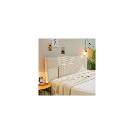 Housse Tete de Lit Extensible, Housse de Protection Tête de Lit, Doux et Respirant Housse de Tête de Lit Lavable pour Lits Simples Doubles King Size (160cm)