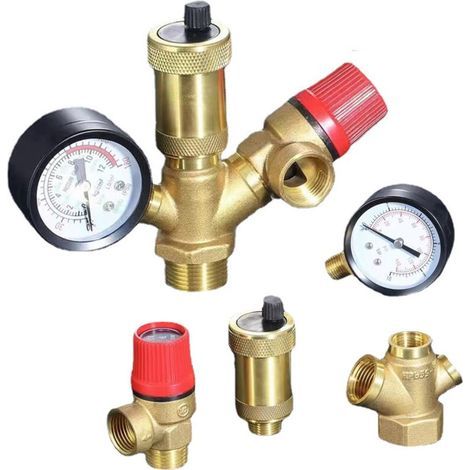 Gruppo di sicurezza per caldaia, gruppo di sicurezza, gruppo di collegamento e decompressione DN25 (1\ (1/4)