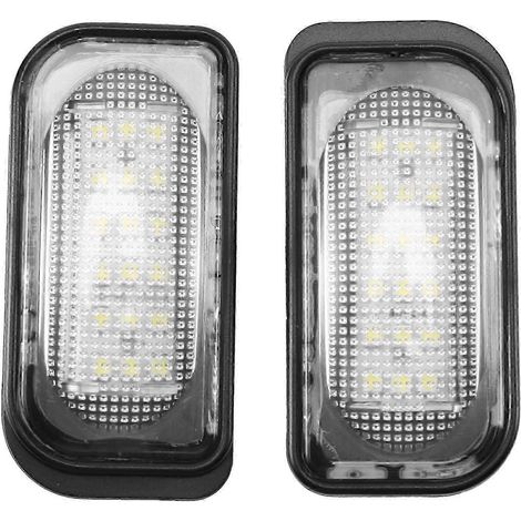 Stück weiße LED-Kennzeichenbeleuchtung für Mercedes-Benz W203 Autokennzeichen Autobahn