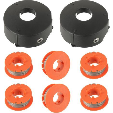 F016800175 Bobine de Rechange, pour Bosch Art 23 26 30 Combitrim Easytrim 1,6mm x 8M avec Couvercle F016L71088 (6 Bobines + 2 Couvercle) (1/5)