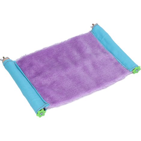 Lit pour oiseaux (chinchillas, phalangers volants, perroquets volants), hamac portable, doux et chaud, nid, violet (1/5)