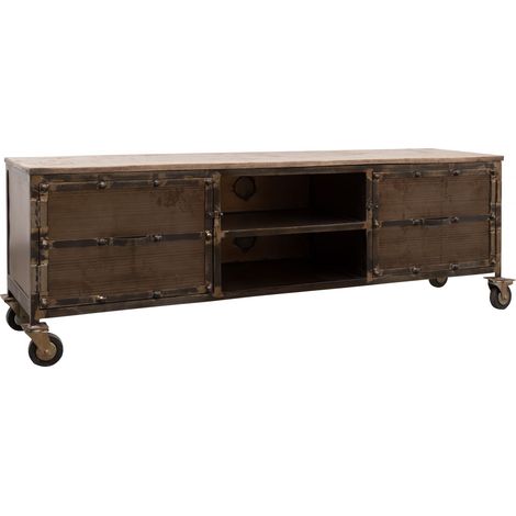 TV-Board Mango 170x40x60 braun lackeirt HEAVY INDUSTRY 233