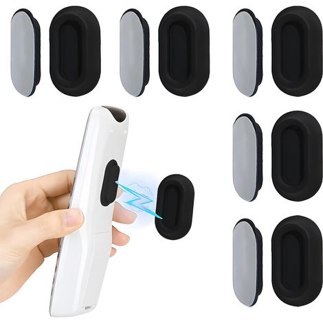 5 Pièces Support Telecommande Mural, Climatiseur Mural, Supports Magnétiques Puissants pour Télécommande, Convient à tous les Types d'Appareils Ménagers (1/5)