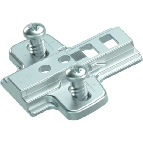 Hettich MB-Adapterplatte für Paralleladapter 9106986, D 0mm Zinkdruckguss, vernickelt (1/2)