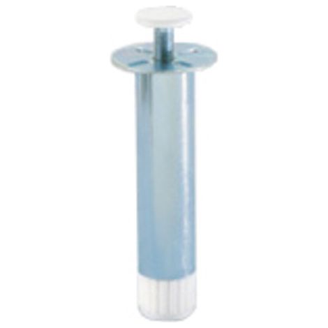 PIE GALVANIZADO PLATINO CON TORNILLO T.FORRE 060X12 CM - MANART - 117A-60-12 NUESTRA SELECCIÓN