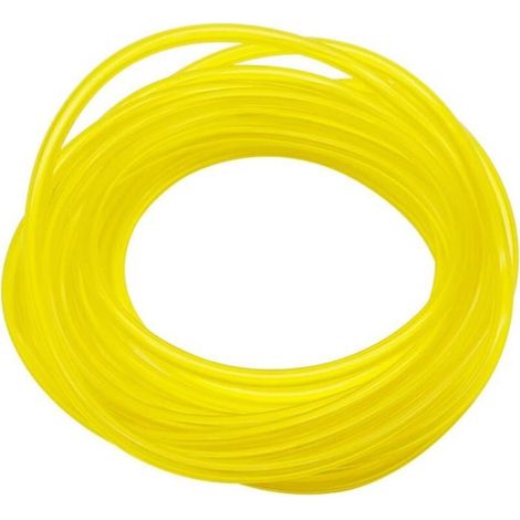 Tuyau durite d'essence en PVC - PZCC - 3 mm x 5 mm - 50 m - Jaune transparent - Anti-gonflement (1/4)