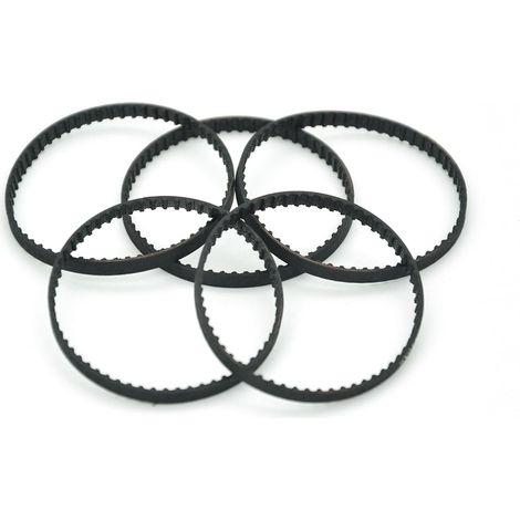 Cinghia senza fine 227,584 mm lunghezza 112 denti sincrona larghezza 3 mm cinghia dentata ad anello chiuso confezione da 5 pezzi (1/4)