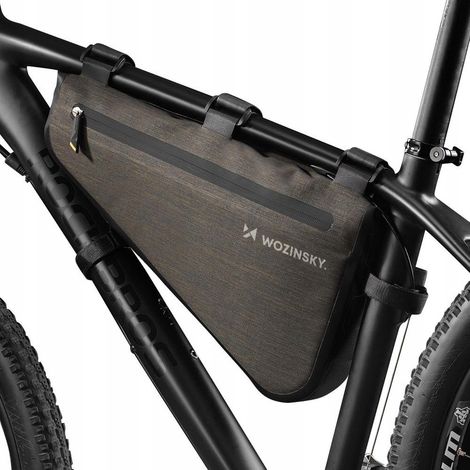 Sacoche de cadre de vélo 5 l grise
