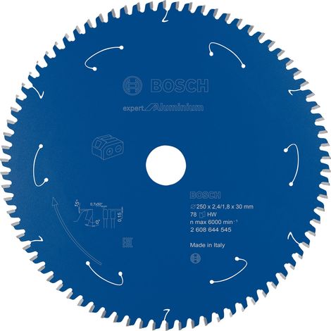 Bosch MicroteQ Kreissägeblatt 250 mm 78 Zähne