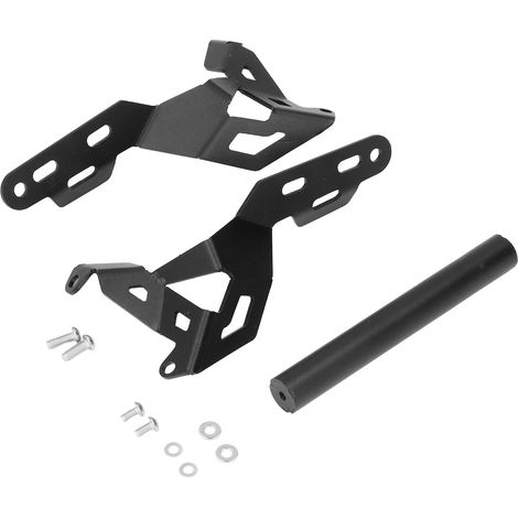TIGER 800 Motorradhalterung, Schwarz, Handyhalterung, Navigationsverlängerung, Lenker aus Kohlenstoffstahl, 22 mm Durchmesser, Universalhalterung (1/5)