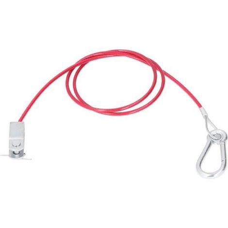 Akozon Corde de sécurité de remorque Câble de rupture de sécurité de 3,3 pieds anti-chute corde de rupture de remorque en acier (1/4)