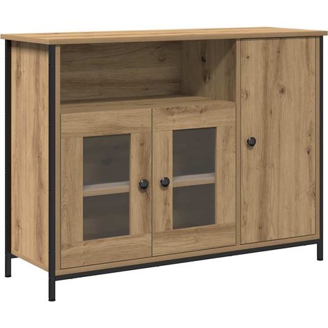 Maison Exclusive - Buffet Chêne artisanal 100 x 35 x 75 cm (1/5)