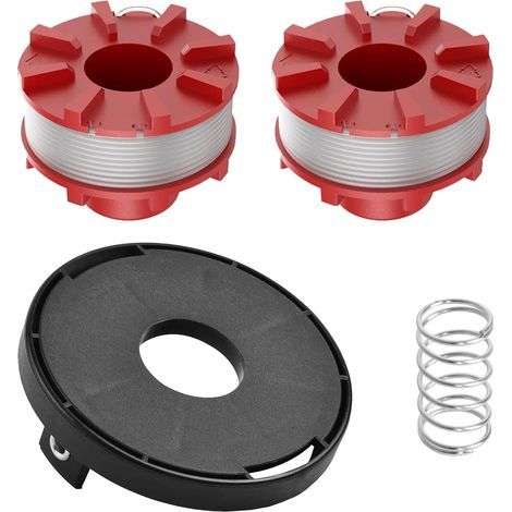 2 - Bobine De Rechange - Fil Nylon - Pour Débroussailleuse Einhell Ge-ct Et Agillo - Diamètre 2 Mm Longueur 8 M - Noir (1/5)