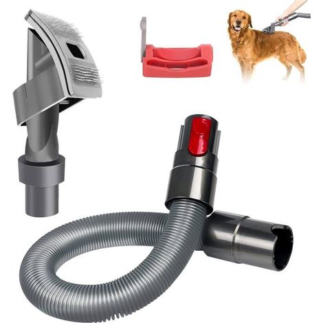 Brosse Aspirateur Chien pour Dyson, avec Extension Tuyau et Verrou de Gâchette, pour DysonV6,V7,V8,V10,V11,V15 (1/4)