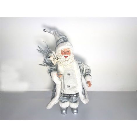 Carillon Giocattoli Musicali di Babbo Natale Natalizio Decorativo Grigio (1/2)