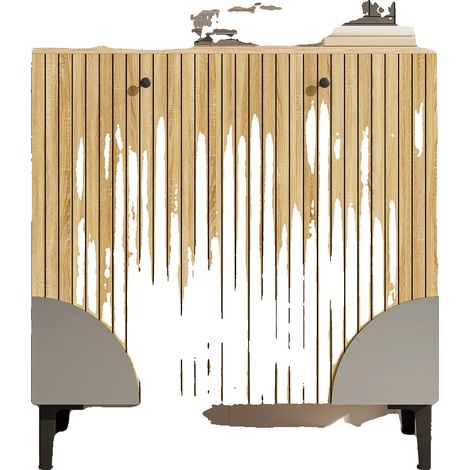 Meuble à chaussures, design vertical, apparence moderne, CQY-A (1/2)