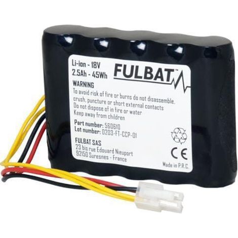 Akku für Mähroboter 18V 2.5 Ah Li-ion UNIVERSAL FB560610 (1/2)