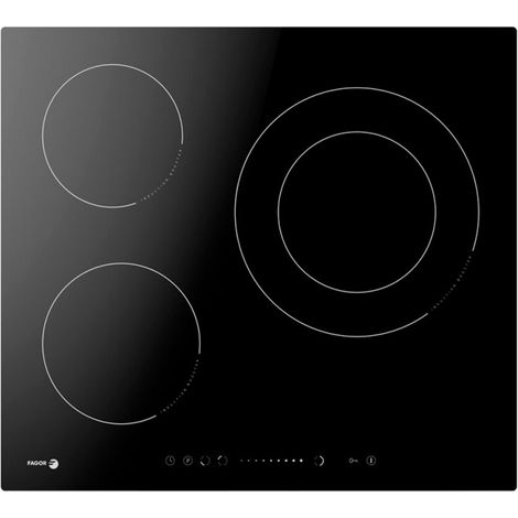 Placa de Inducción 59cm 3 Zonas Fuego 28cm FAGOR 3IF-305BC Tem