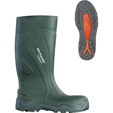 Dunlop Sicherheitsgummistiefel Purofort+ full safety S5 SRC Gr. 44 grün (1/5)