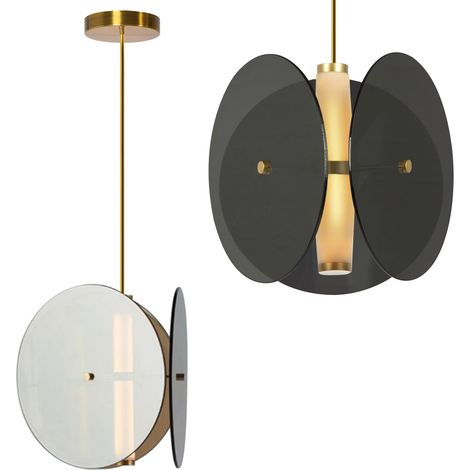 TOOLIGHT HÄNGELAMPE APP1675-CP ROUND BLACK