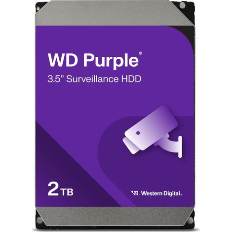 Disco grabador Western Digital HDD-WD23PURZ de 2 TB, 24/7