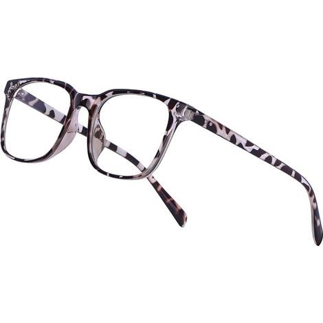 lunette anti lumiere bleue à Verres Transparents Lunette Anti Fatigue Oculaire Filtre Anti UV Blue Light Glasses Homme Femme pour Gaming PC Tablette Ordinateur (1/5)