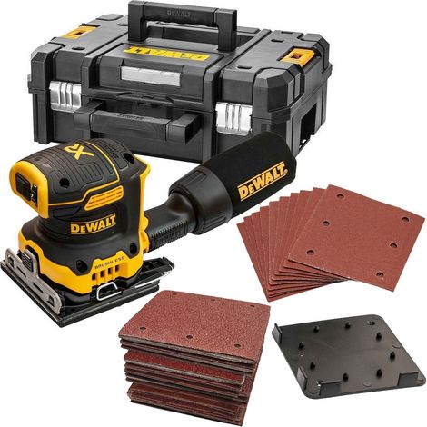 Dewalt DCW200N Cordless Brushless 18v XR 1/4 Sheet Palm Sander Tstak + 50 Sheets (1/5)