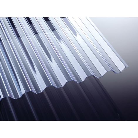 PVC Wellpl. K 70/18 Spundwand 1092 x 4500 x 1,2 mm glasklar