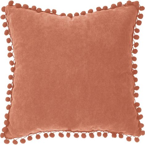 Cuscino con nappe rosa terracotta 40x40cm - Atmosphera créateur d'intérieur