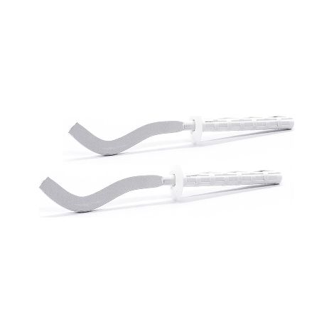 2 PZ MENSOLE FILETTATE PIATTE SCHIACCIATE PER RADIATORI IN ALLUMINIO- 7 x 190 mm- DH- pezzi 1