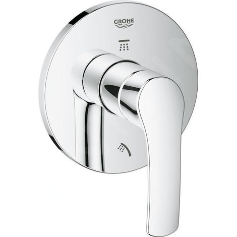 Grohe – Mitigeur de lavabo Eurosmart 3 voies – Finition chromée – Hauteur sous bec 200mm – Mode de fixation à vis – Adapté PMR (1/5)