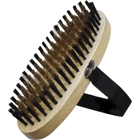 Spazzola in legno con setole ottone