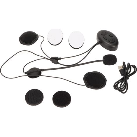 Casque Bluetooth pour Moto avec Microphone - Communication Claire et Audio Haute Qualité pour Casques Moto Divers (1/5)