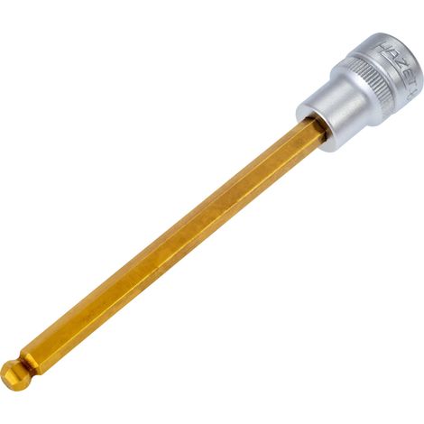 Hazet 8801Kk-6 Inserto Chiave a Bussola per Giraviti, Oro, Attacco Quadro, Cavo, 10 mm 3/8 di Pollice (1/2)