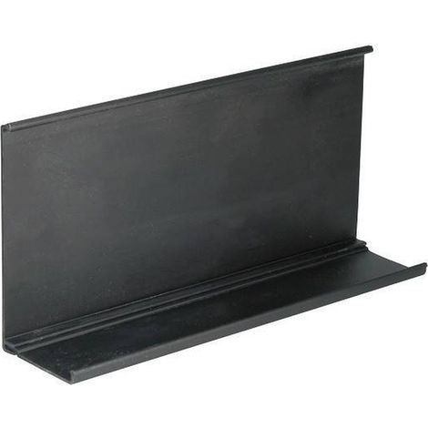 PROVISTON Montageclips für Heizrohrabdeckleiste 91 mm Kunststoff Schwarz Sockelleisten Zubehör 3 St. (1/2)