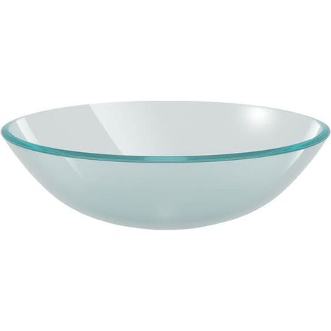Lavabo en verre trempé dépoli de 42 cm