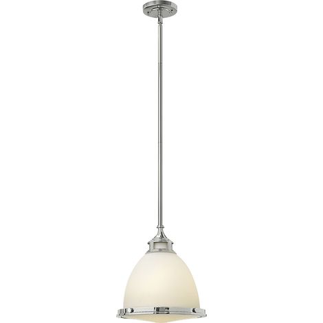 Elstead Amelia - Sospensione a soffitto a cupola media 1 luce cromata, E27 (1/4)