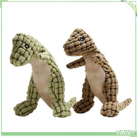 Jouet pour chien - FAFEICY - Dinosaure - Résistant aux morsures - Son intégré - Coton PP 350×110×220 mm (1/5)