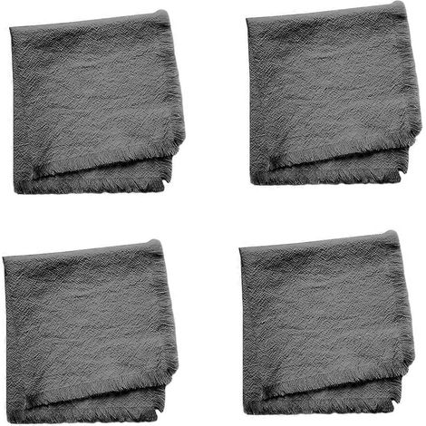 Serviette de table bohème en coton – Douce et unie – Idéale pour les mariages et les tables champêtres.