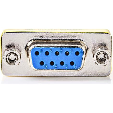 Adattatore seriale adattatore d sub 9 pin femmina d sub 9 pin femmina nichelato metallo involucro