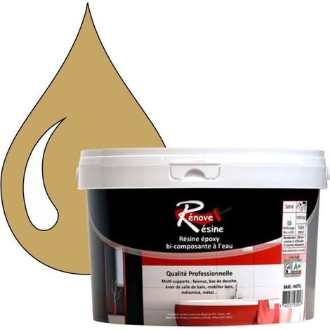 Peinture Résine - RAL 1002 - Jaune sable - 0,5L - Brillant - Multi-supports (1/4)
