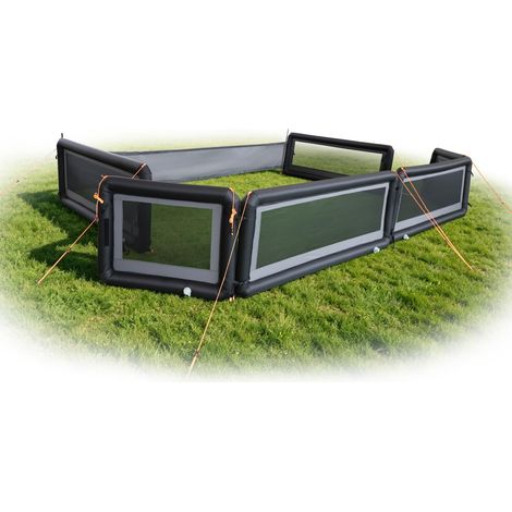 Clôture gonflable pour chien ou bébé, caravane, camping, extérieur (400 x 300 cm) (1/5)